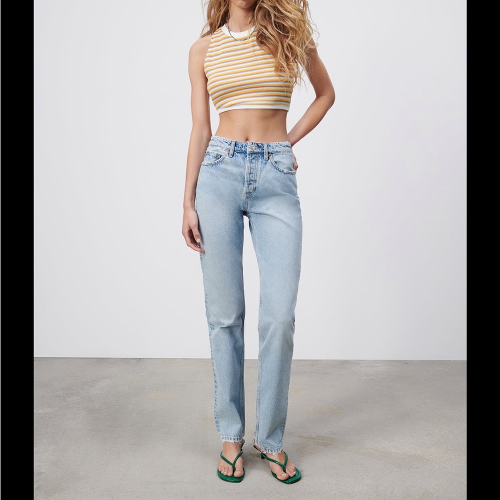 Zara straight leg jeans
